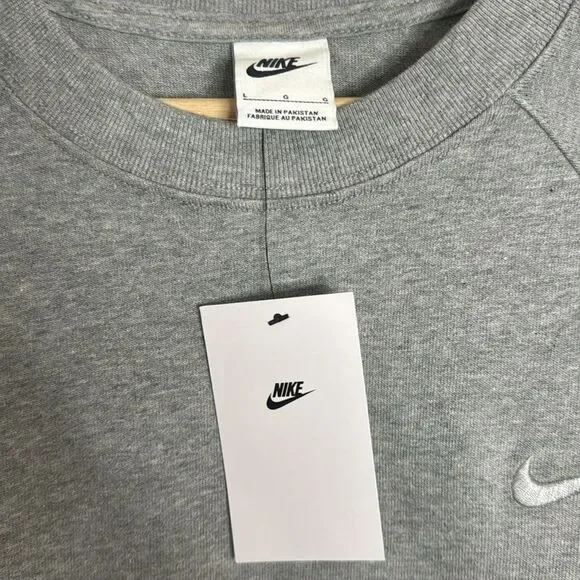 Nike big swoosh grey muscle tshirt men’s size large